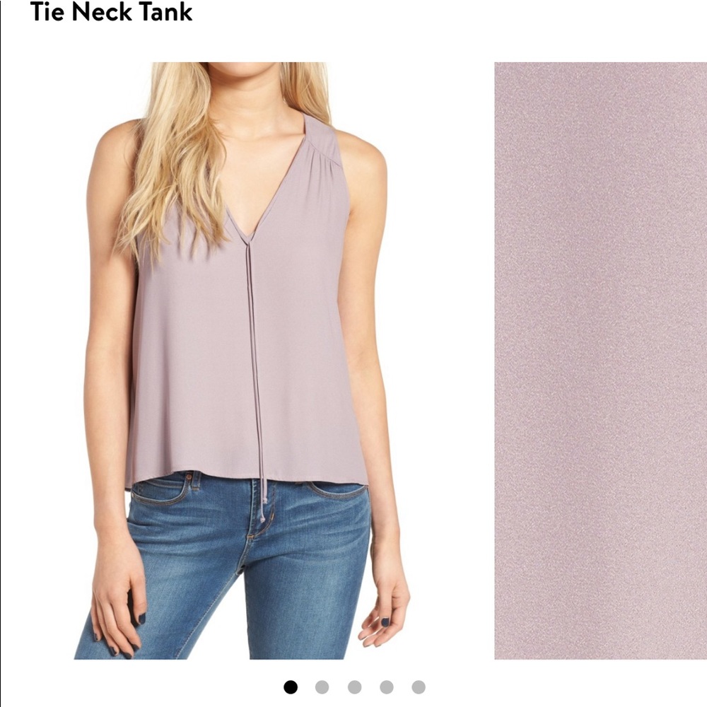 Tie neck tank
